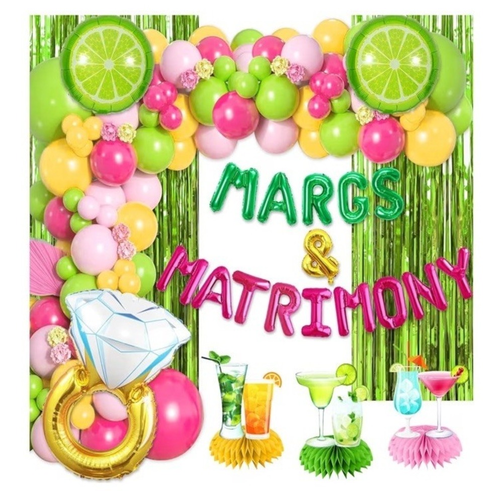 Cocomigo Margs and Matrimony Fiesta Bachelorette Party Decorations 143 pcs NEW